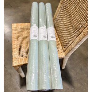 NEW Serena & Lily Grasscloth Wallcovering-Eucalyptus Green